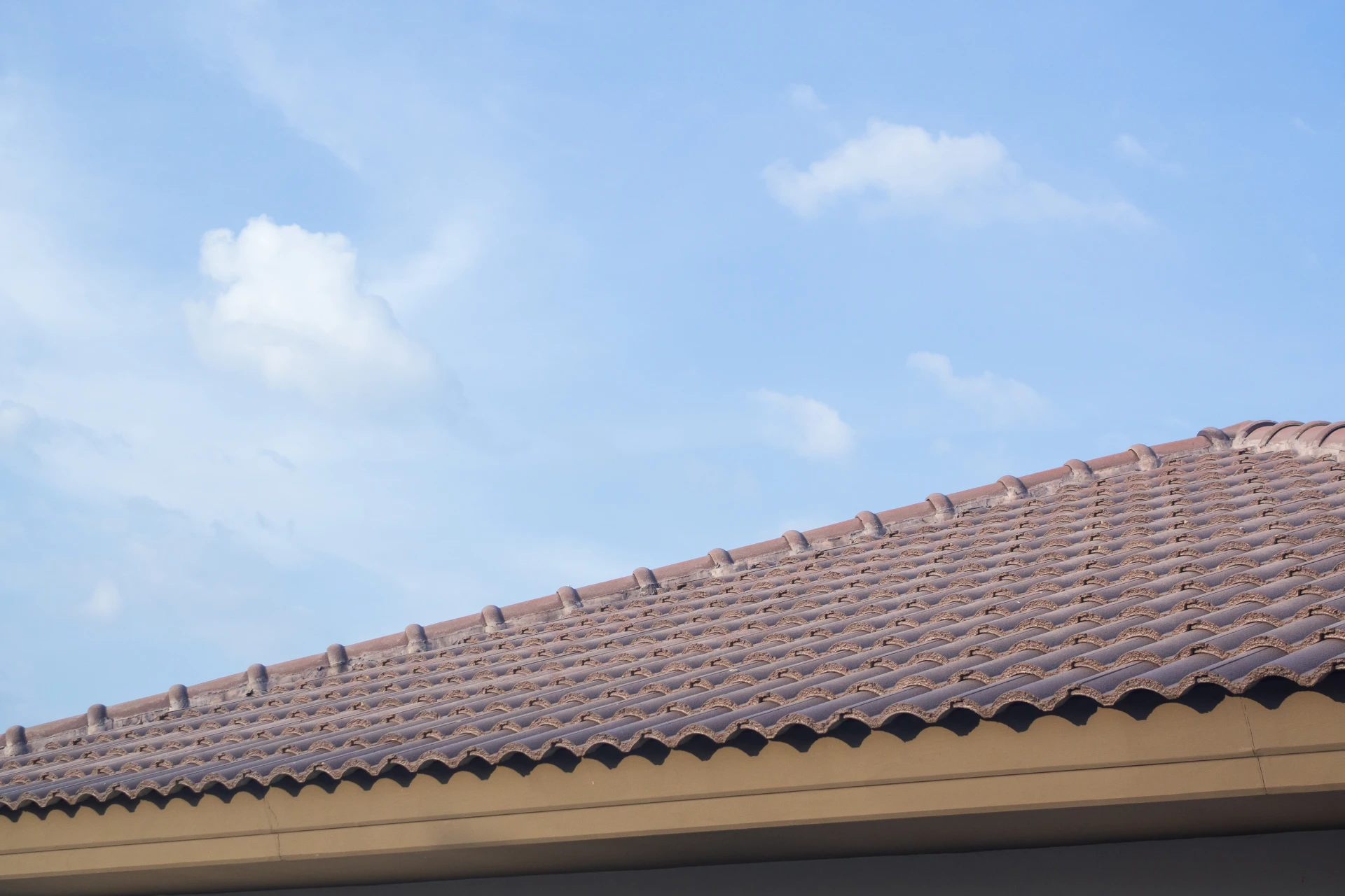 ceramic roof tiles on the house with blue sky photo 1 ceramic roof tiles on the house with blue sky photo 1